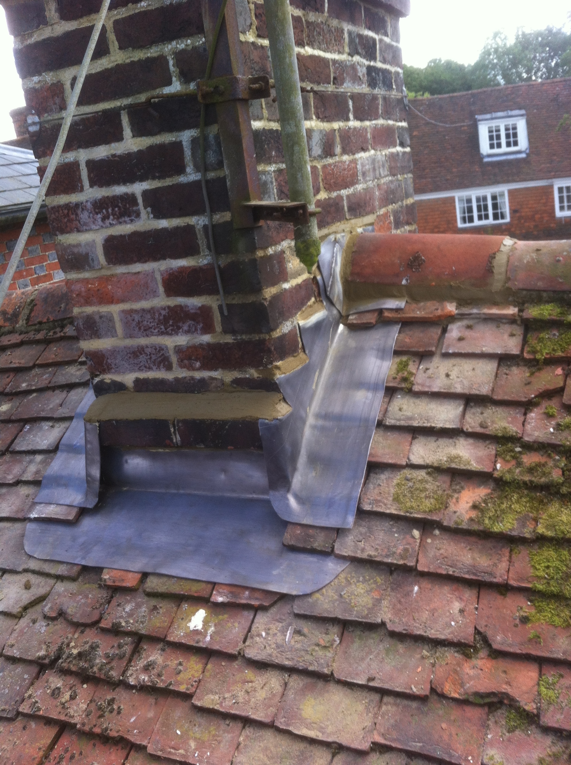 Lead Chimney Flashings, Cranbrook, Kent RT Alkin